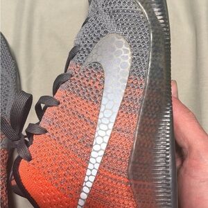 Nike Men's Athletic Shoes - Gray and Orange
